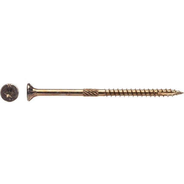 Big Timber No. 9 x 3 In. Yellow Zinc Flat Head Wood Screw, 78PK 1YTX93 - main